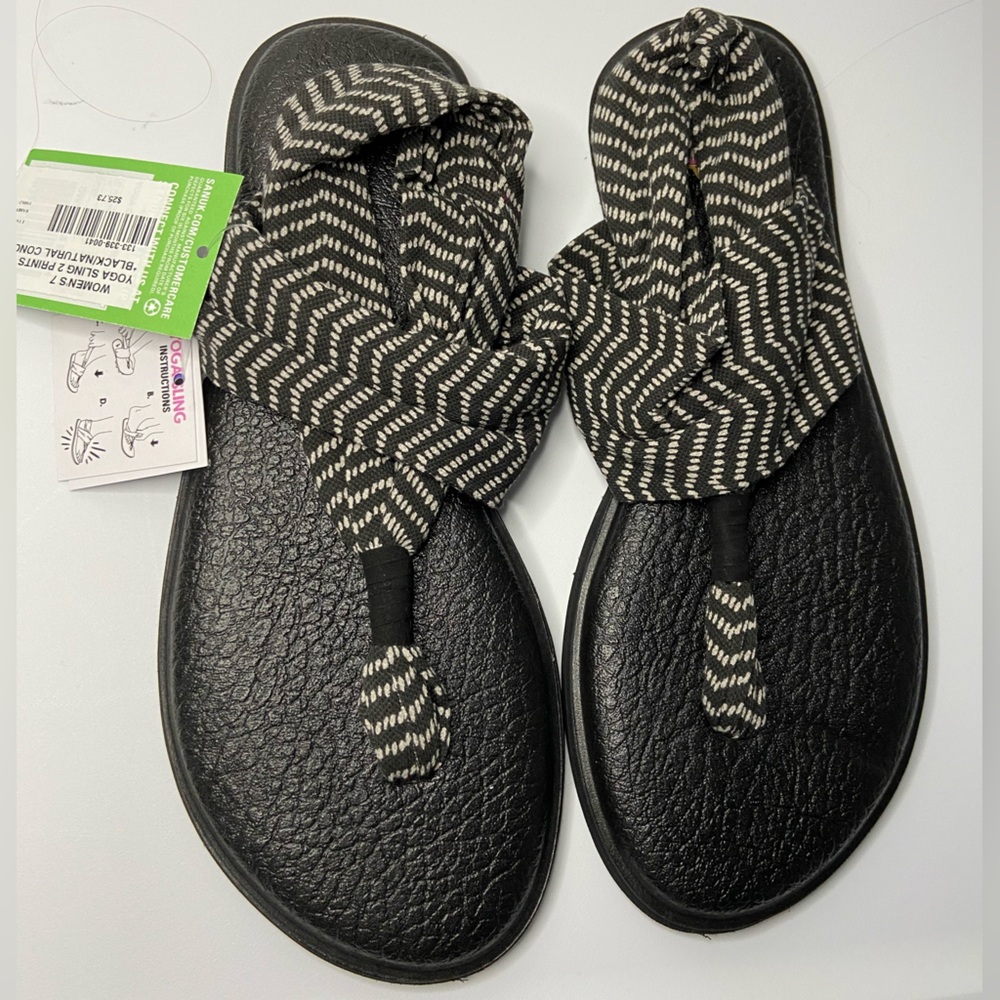 Sanuk Yoga Sling Sandals Size 7 NWT!